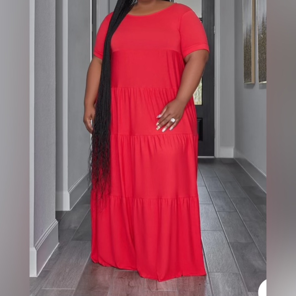 Ruffle Maxi Dress